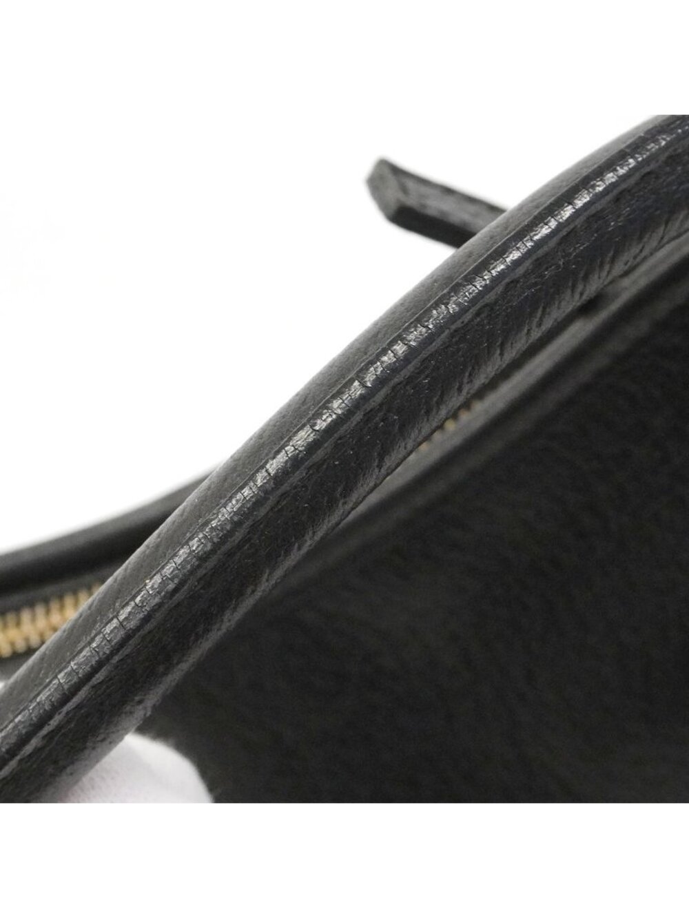 Gucci Shoulder Bag Abbey Leather Black Champagne Gold - Picture 8 of 10